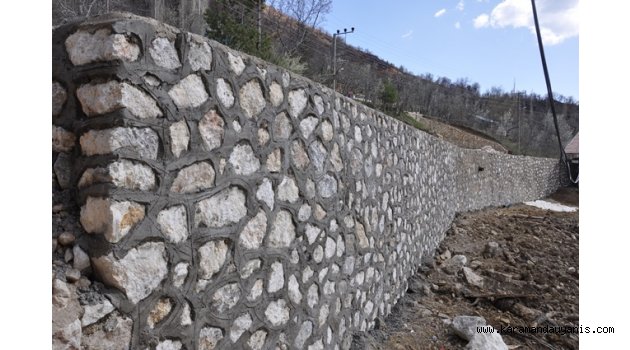 İSTİNAT DUVARI ÇALIŞMASI