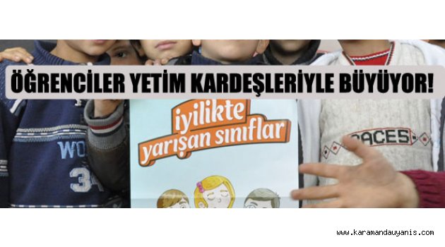 İyilikte Yarışan Sınıflar projesi