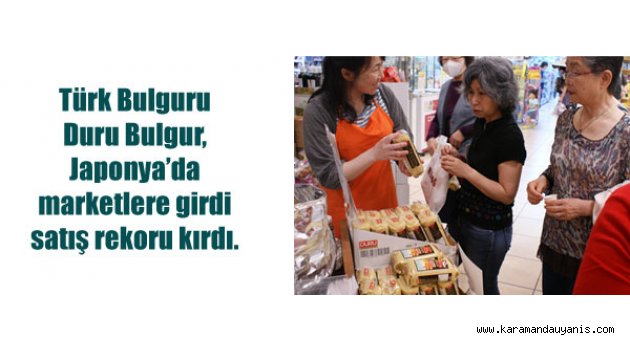 JAPONYA DA BULGUR REKORU