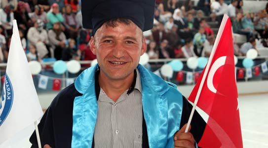 Kader Mahkumunun Mezuniyet Sevinci