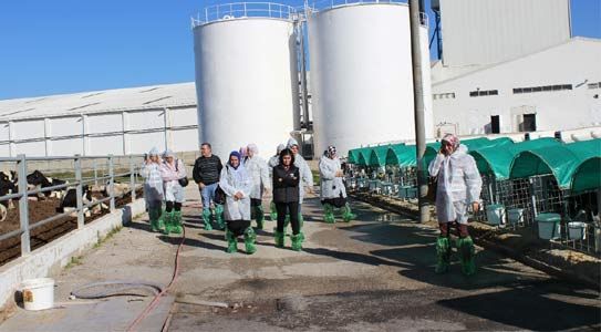 Kadın Çiftçiler Teknik Gezilere Katıldı