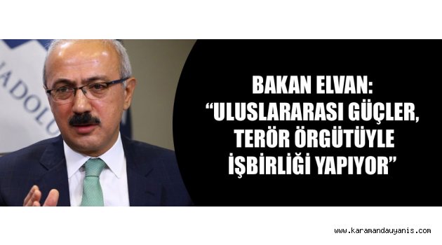 Kalkınma Bakanı Lütfi Elvan..