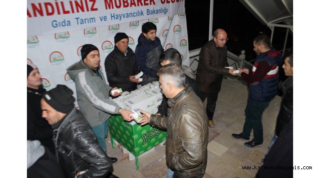 KANDİLDE SÜT İKRAMI