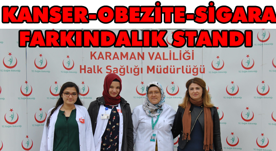 Kanser-obezite-sigara Farkındalık Standı