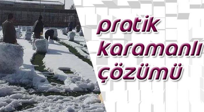 Kar Temizlemede Pratik Karamanlı Çözümü !