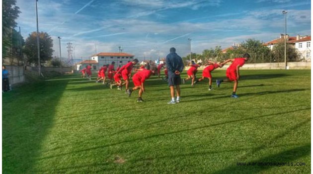 KARAMAN BELEDİYESPOR BAYRAM SONRASI MESAİYE BAŞLADI