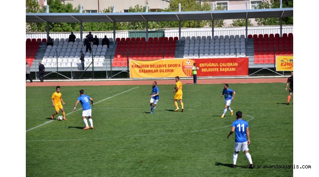 KARAMAN BELEDİYESPOR SON MAÇINI KAYBETTİ