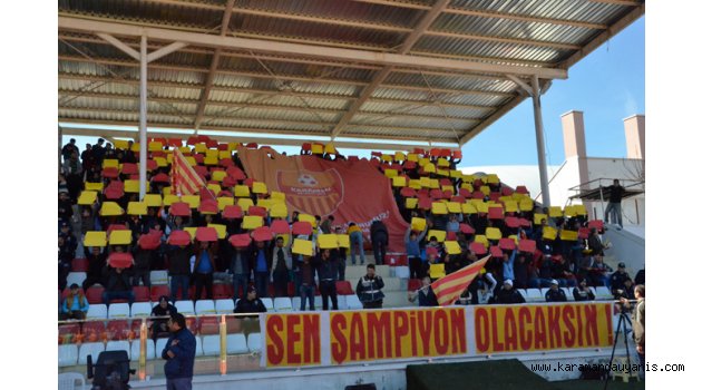 KARAMAN BELEDİYESPOR'A 1 MAÇ SEYİRCİSİZ OYNAMA CEZASI