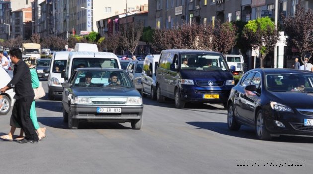 KARAMAN’DA ARAÇ SAYISI 80 BİNİ GEÇTİ