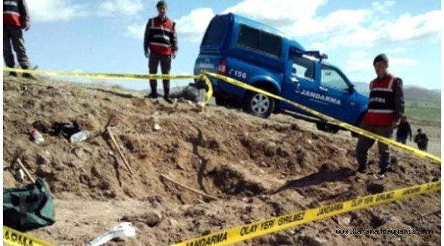 KARAMAN’DA KAÇAK KAZI OPERASYONU