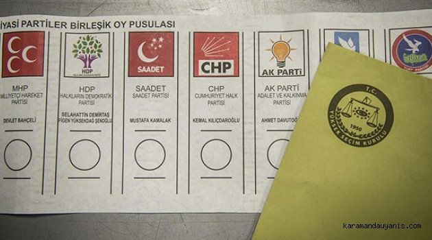KARAMAN’DA SEÇİME KATILIM REKORU ; %88.5