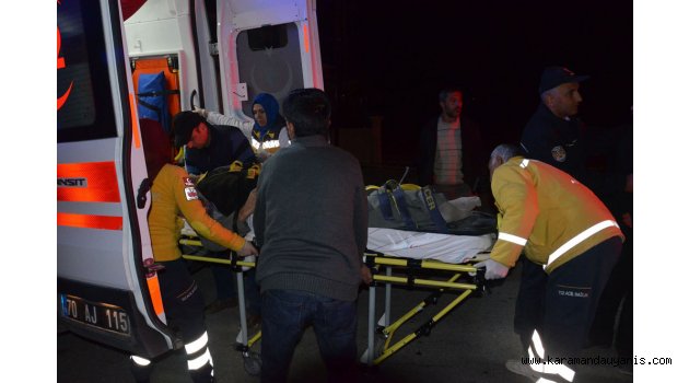 KARAMAN’DA TRAFİK KAZALARI: 2 YARALI