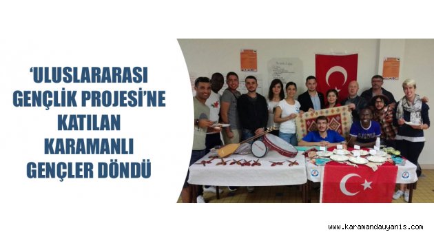 Karaman’dan 7 genç projede yer aldı