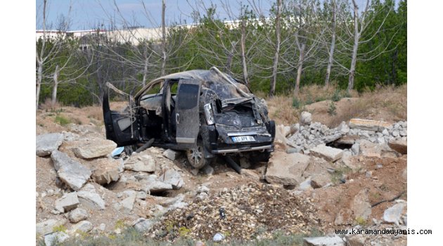 KARAMAN- EREĞLİ KARAYOLUNDA KAZA: 1 ÖLÜ