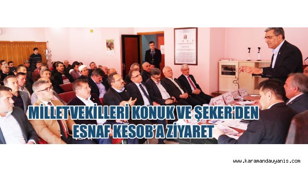 KARAMAN ESOB'A ZİYARET