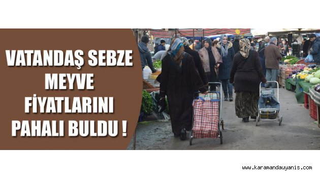 Karaman Semt Pazarı..