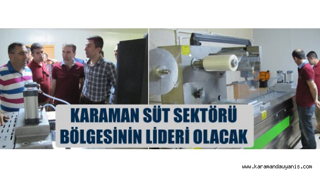 KARAMAN SÜT SEKTÖRÜ..