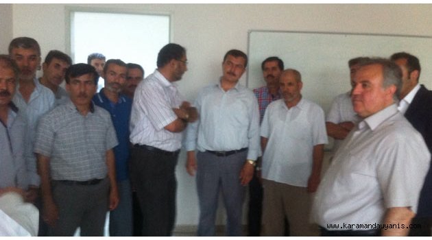KARAMAN ZİYARETLERİ SÜRÜYOR