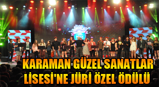 Karaman Güzel Sanatlar Lisesi'ne Jüri Özel Ödülü