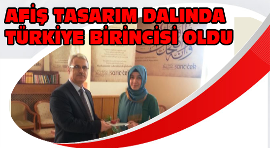 Karaman Merkez  Anadolu İmam Hatip Lisesi Öğrencisi Afiş Tasarım Dalında Türkiye Birincisi Oldu