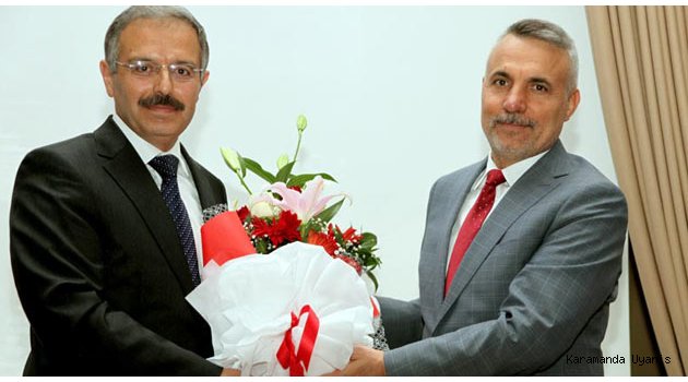 KARAMAN'A VEDA ETTİ