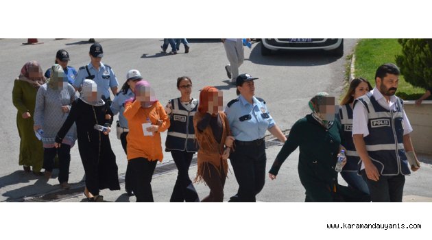 KARAMAN'DA 6 KİŞİ GÖZALTINA ALINDI