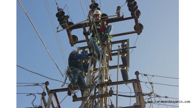KARAMAN'DA ELEKTRİK KESİNTİLERİ