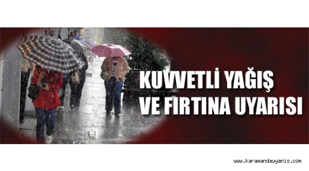 KARAMAN'DA HAVA DURUMU