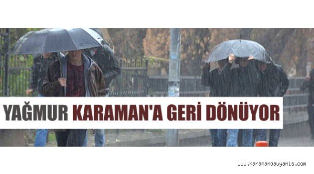 KARAMAN'DA HAVALAR..