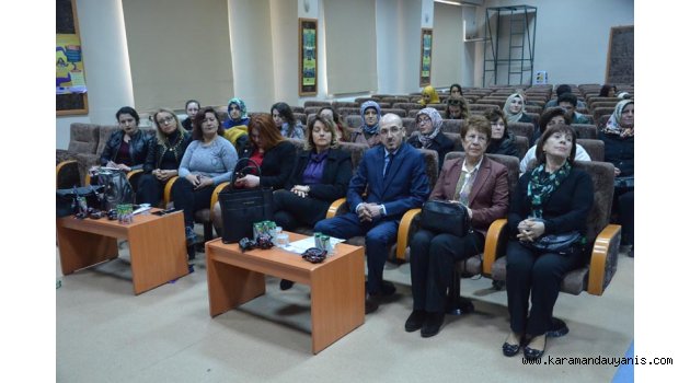 KARAMAN'DA KONFERANSI VERİLDİ