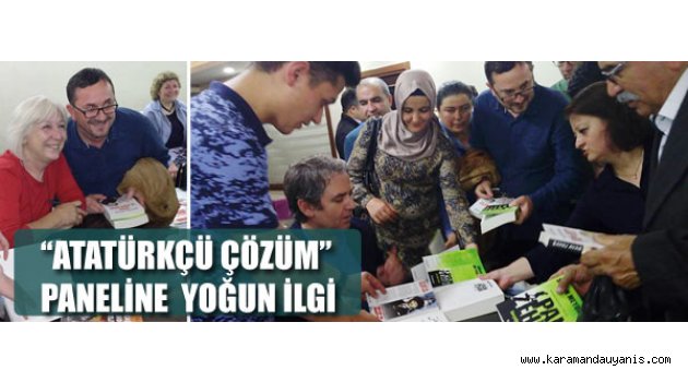 Karaman'da panel..