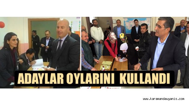 KARAMAN'DA SEÇİM