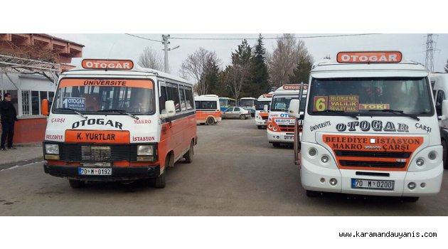 KARAMAN'DA TOPLU TAŞIMAYA ZAM