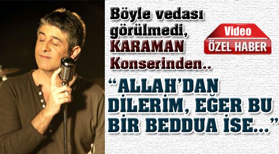 Karaman'da Duygulandıran Veda