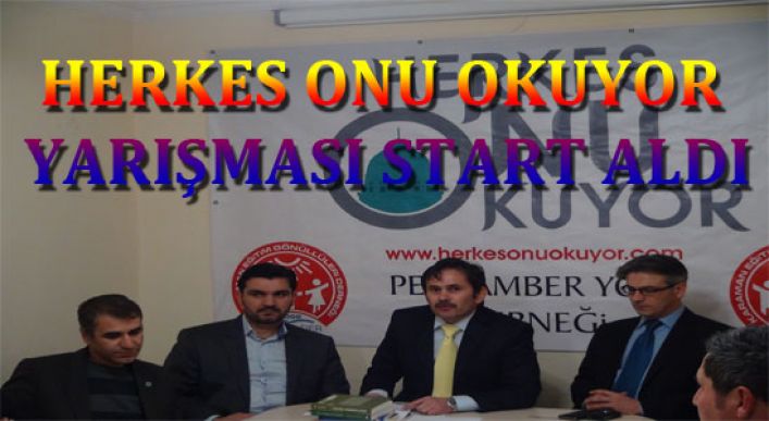 Karaman’da Herkes Onu Okuyor Yarışması Start Aldı