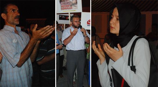 Karaman'da İsrail Protestosu