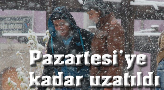 Karaman’da Kar Tatili