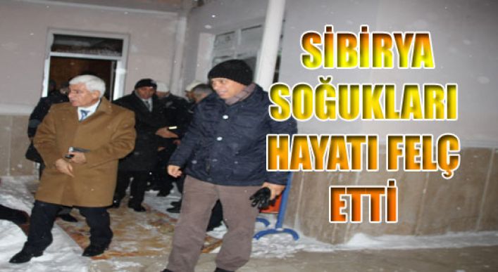 Karaman’da Sibirya Soğukları Hayatı Felç Etti