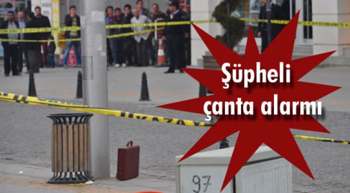 Karaman'da Şüpheli Çanta Alarmı