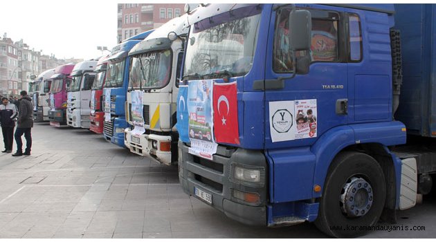 KARAMAN'DAN TÜRKMENLERE YARDIM