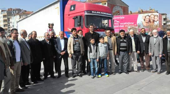 Karaman’dan Suriye’ye Gıda Yardımı