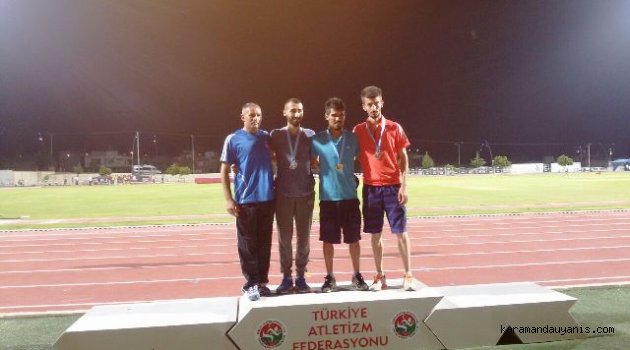 KARAMANLI ATLET TÜRKLİYE ŞAMPİYONU OLDU