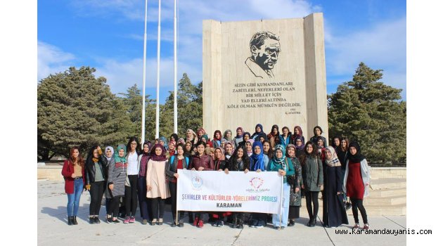 KARAMANLI GENÇLER MERSİN’İ GEZDİ