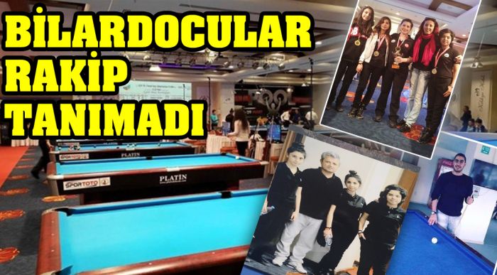 Karamanlı Bilardocular Rakip Tanımadı