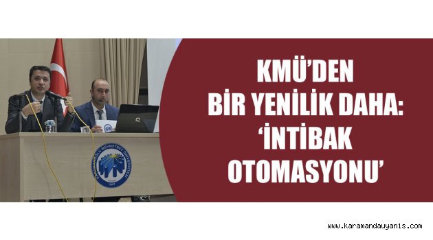 Karamanoğlu Mehmetbey Üniversitesinde