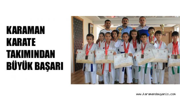KARATE TAKIMINDAN BÜYÜK BAŞARI
