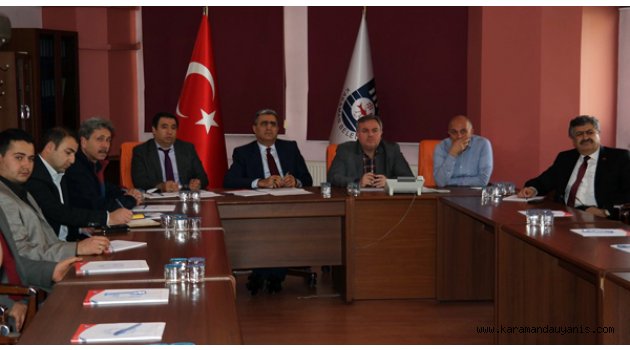 KARAYOLLARI, KÜLTÜR VE TURİZM İLE GENÇLİK VE SPOR YATIRIMLARI DEĞERLENDİRİLDİ