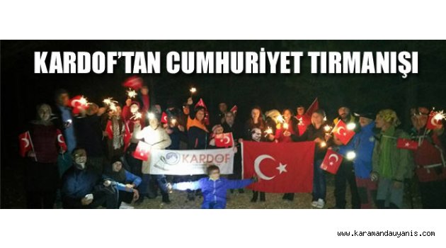 KARDOF YILDIZDAĞI'NA TIRMANDI