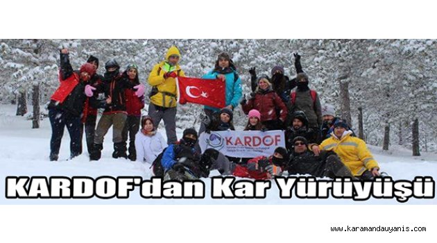 KARDOF'dan Kar Yürüyüşü