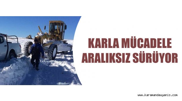 Karla Mücadele Çalışmaları